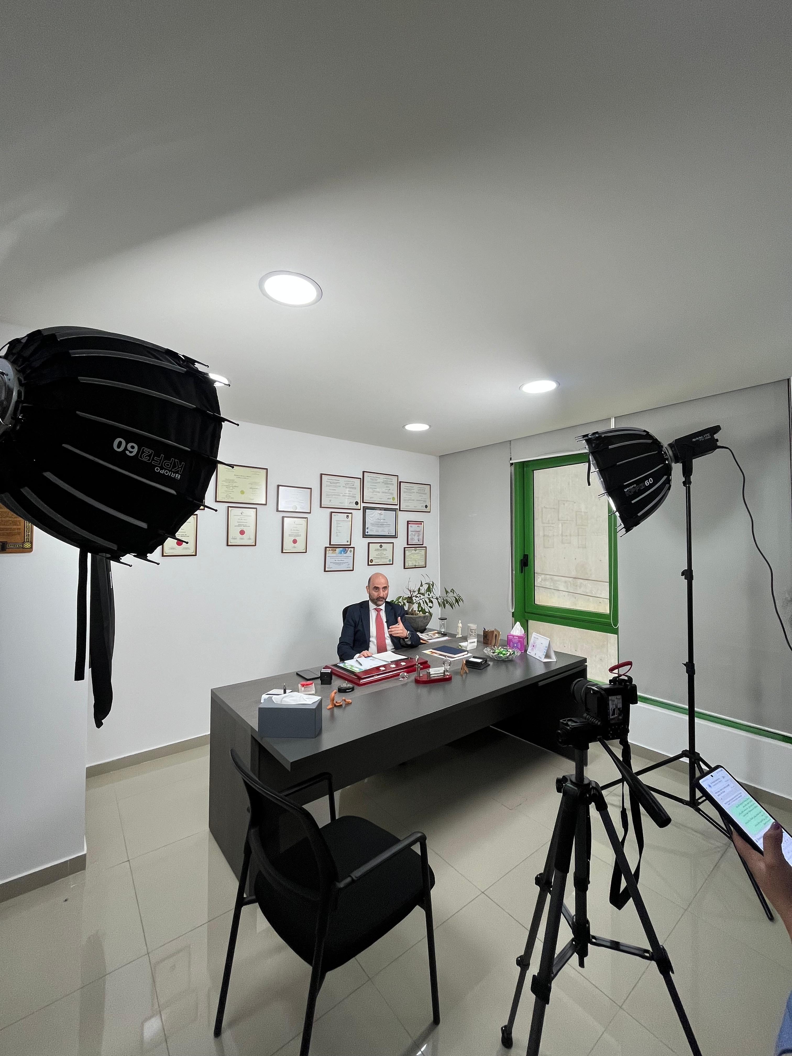 interview setup
